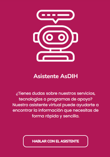 Asistente AsDIH — hablar con el asistente